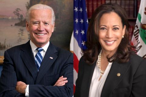 Joe Biden and Kamala Harris
