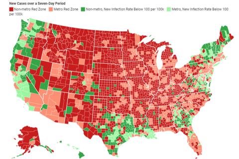 red-zone map