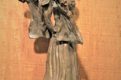 Ward’s bronze, “A Good Day for a Hanging,” received the Clyde Heron Award at the 2018 Art of the Plains Juried Exhibit for the most accurately rendered artwork of a historical subject.