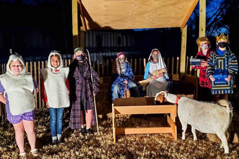 First Presbyterian Church Live Nativity Scene