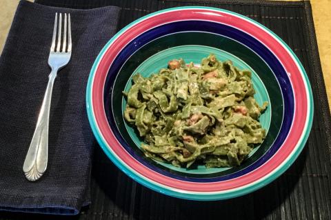 Cinnamon-Pancetta Carbonara