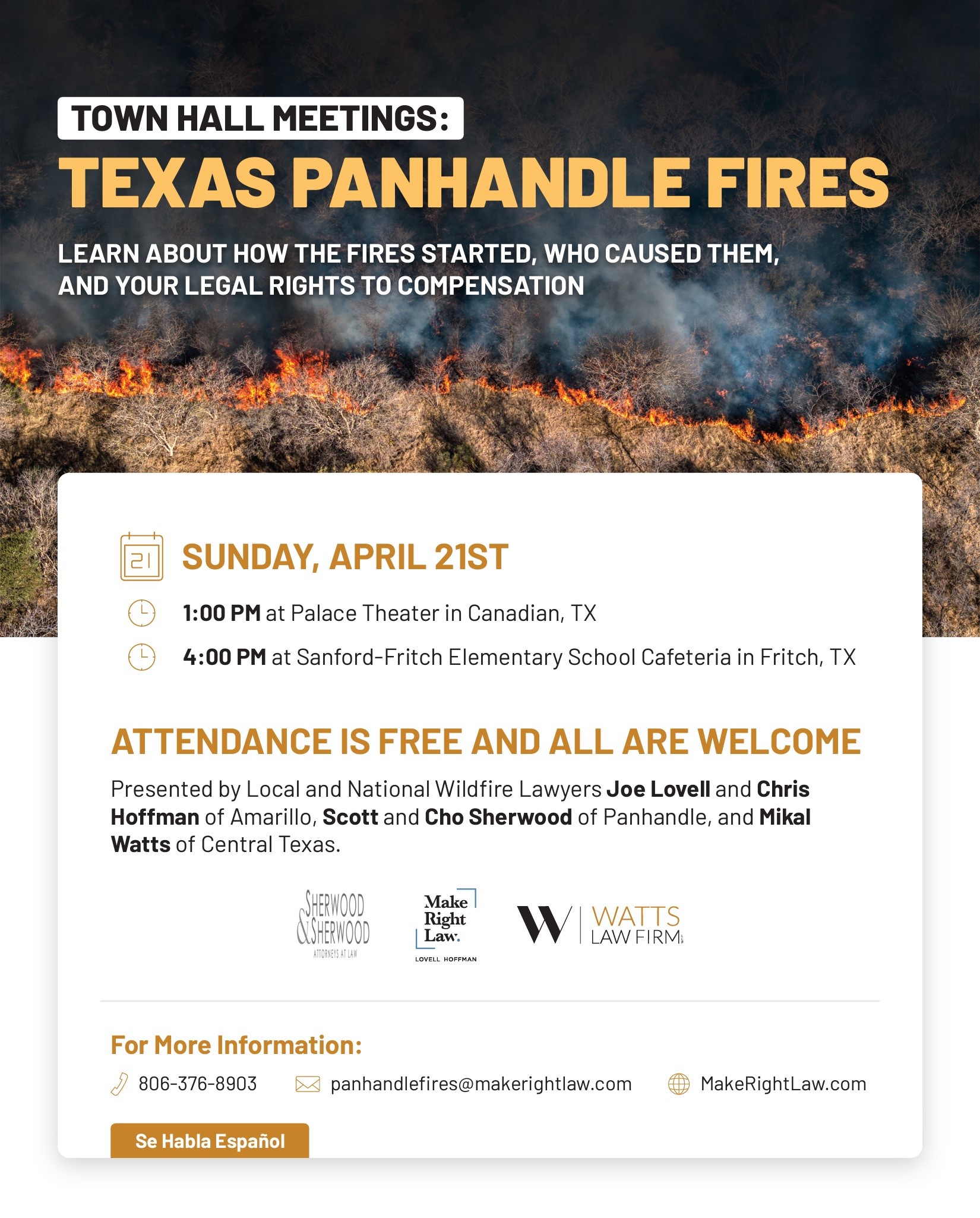 Town Hall Meetings: Texas Panhandle Fires