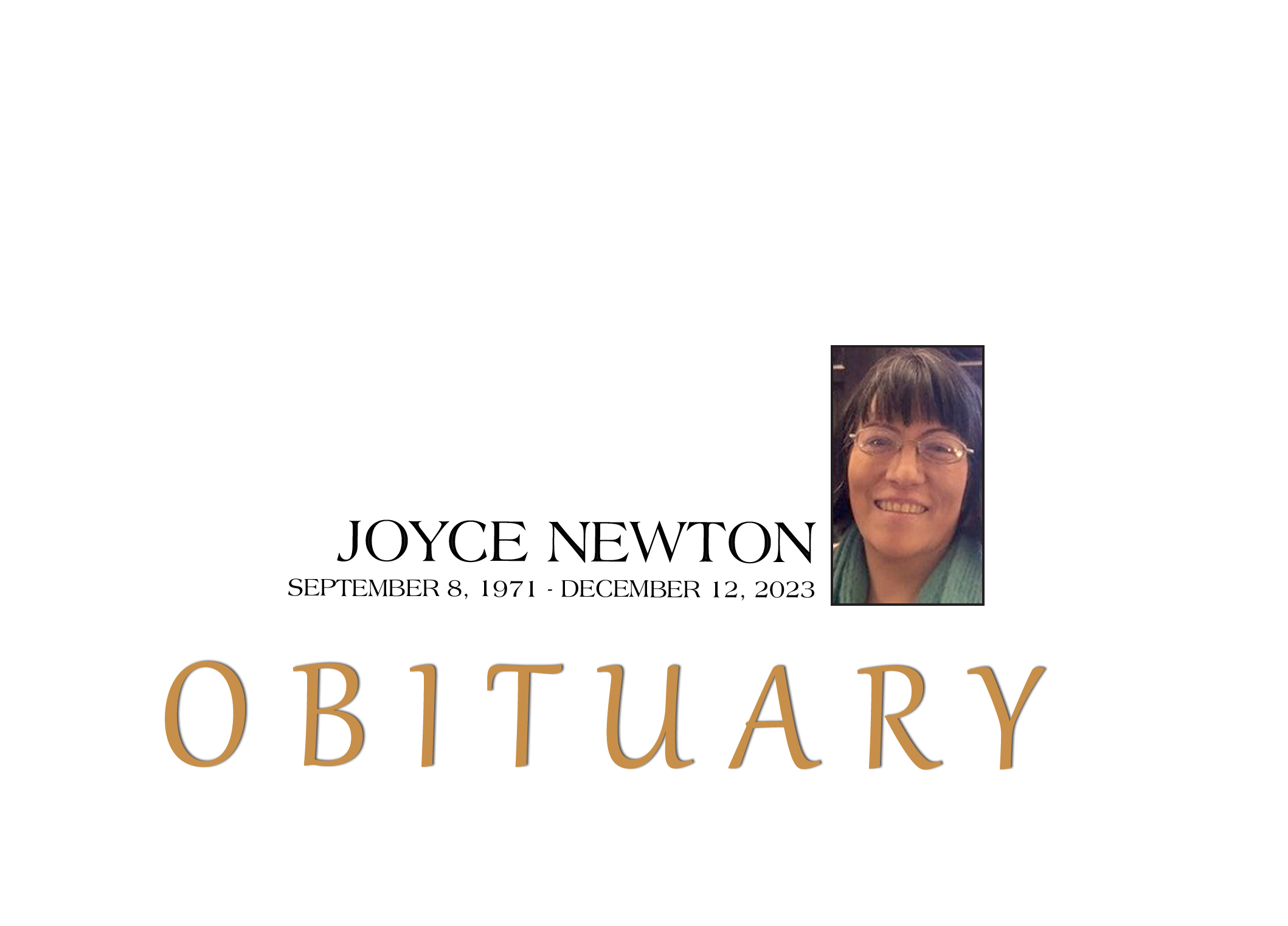 OBITUARY: Joyce Newton