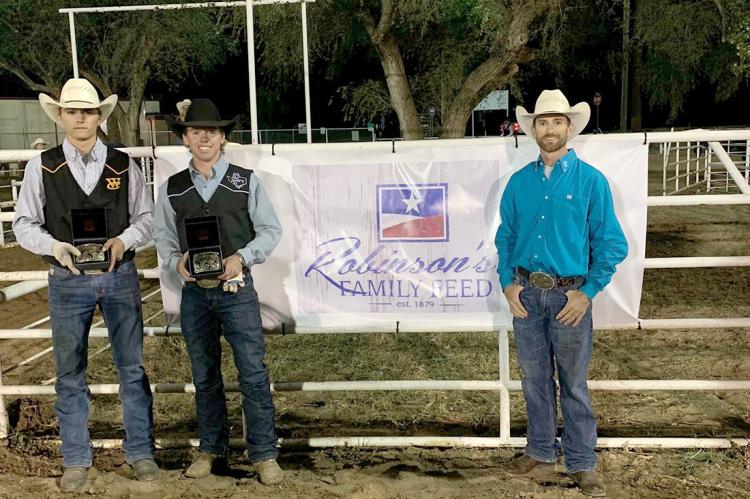 Weatherford College's Lane Webb and Clayton Beshirs, Team Roping Champs