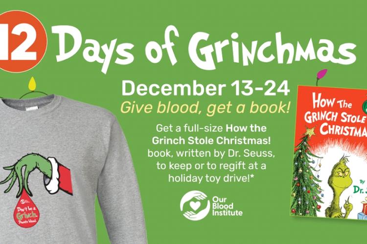 12 Days of Christmas Blood Donations