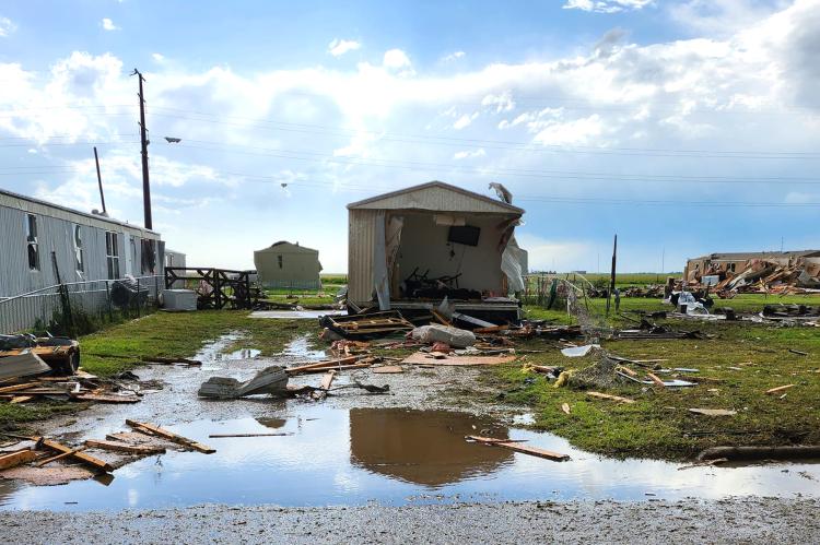 Scenes of tornado destruction in Perryton Texas