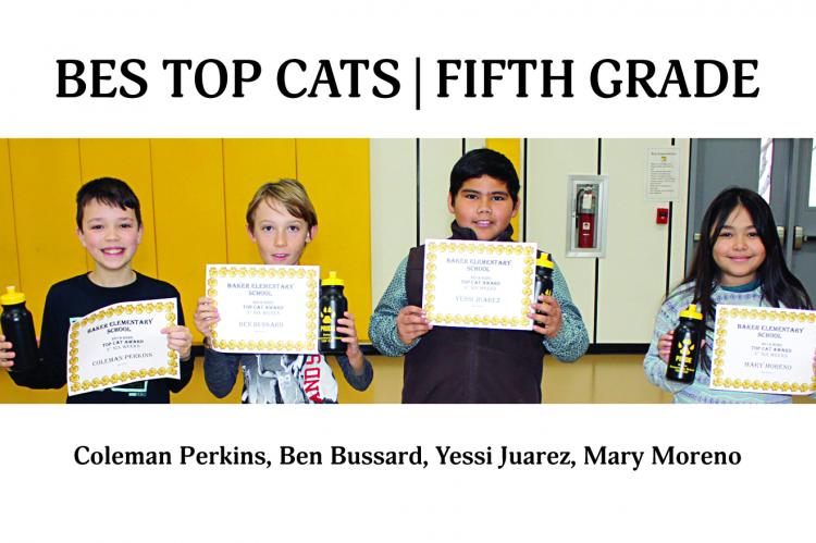 5th Grade: Coleman Perkins, Ben Bussard, Yessi Juarez, Mary Moreno