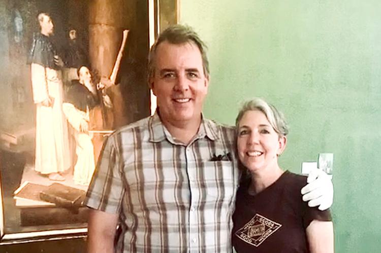 Humanities Texas’ Eric Lupfer and wife at The Citadelle