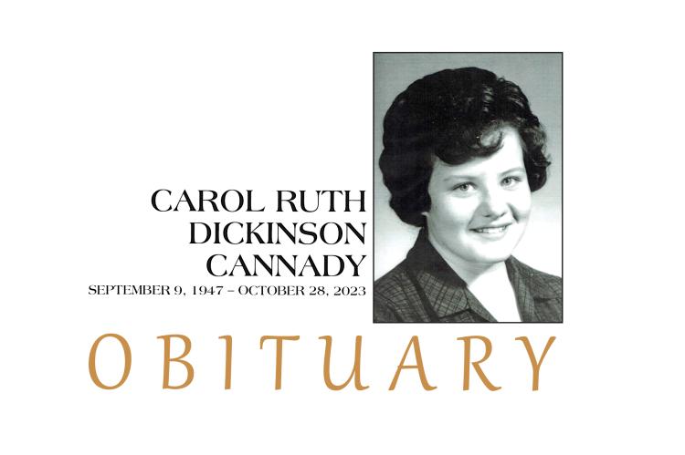 Carol Ruth Dickinson Cannady obituary