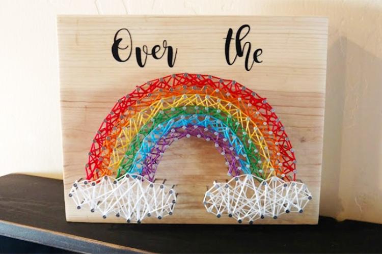 Example of string art