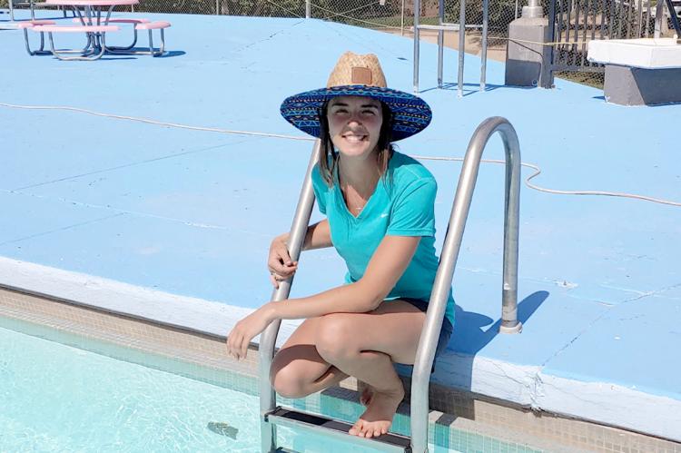 Swimming Pool Manager Pam Edminson