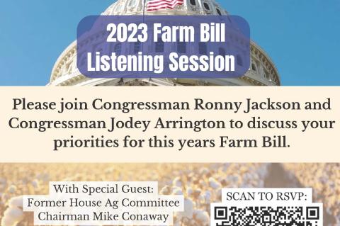 Farm Bill Listening Session Invitation