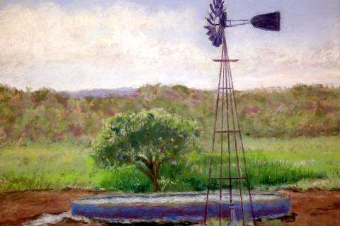 Arlene Walker's 'Southeast Pasture Windmill'