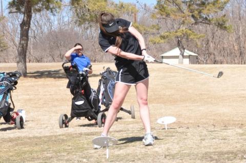 CHS golfer Emily Kauk during Canadian's Invitational earlier this month