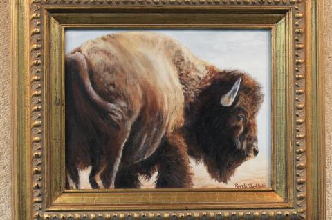 Painting of Buffalo by Ronda Bartlett