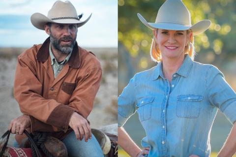 Candidates for Texas Land Commissioner: Jay Kleberg (D) and Dawn Buckingham (R)