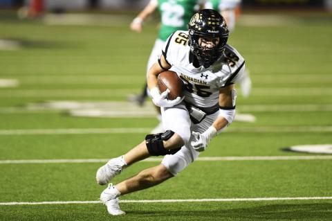 Wildcat running back Luke Flowers (35) is just one of the players Gunter will have to watch in tomorrow night's state semifinal showdown between two historic rivals.