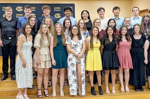 CHS 2022 National Honor Society inductees