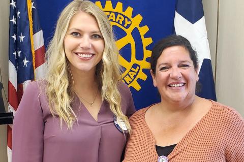 Rotarian Sarah Rader and Lindsay Sullivan