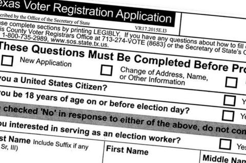 Texas Voter Registration