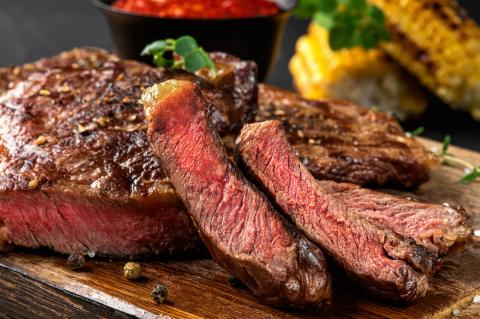 Herb-Rubbed Strip Steak