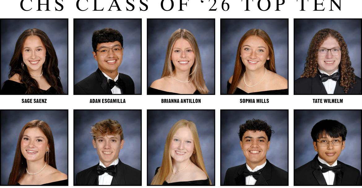CHS Class of '26 Top Ten