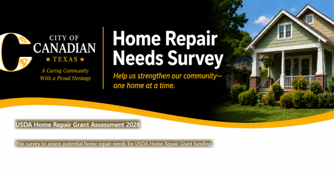 City of Canadian Home Repair Needs Survey