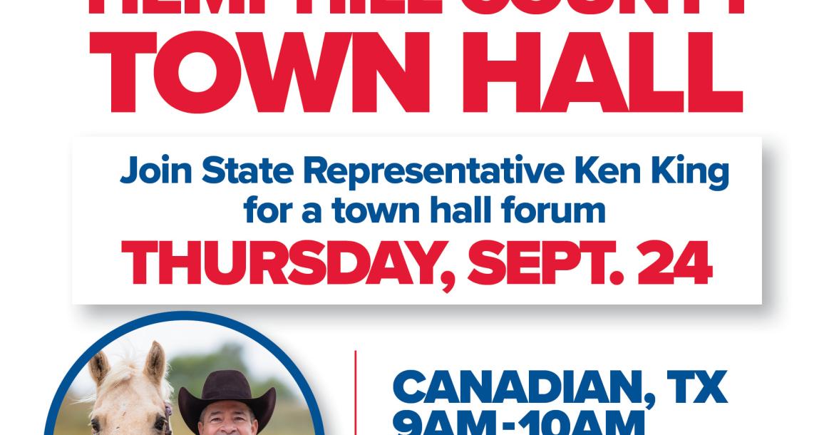 State Rep. Ken King Town Hall Meeting